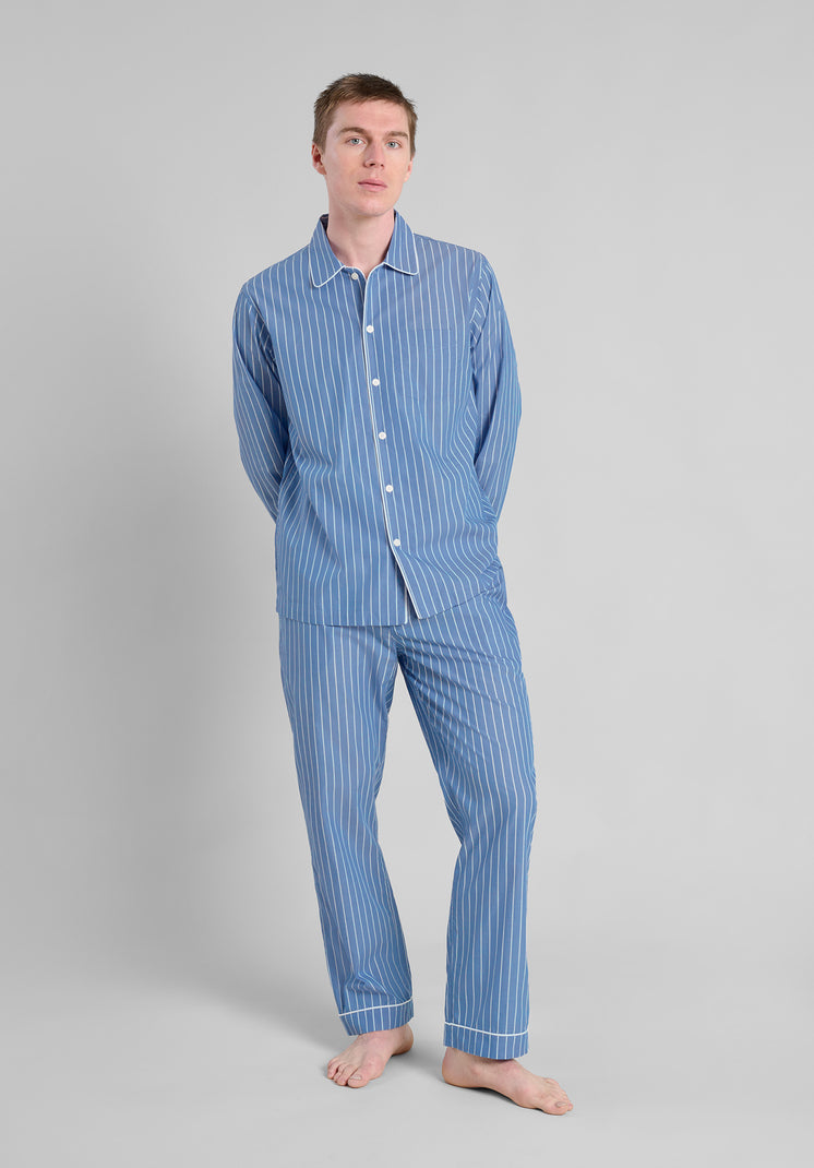 Henry Pajama Set in French Riviera Stripe